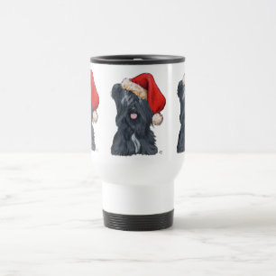 Skye Terrier Weihnachtsmann-Reisebecher Reisebecher