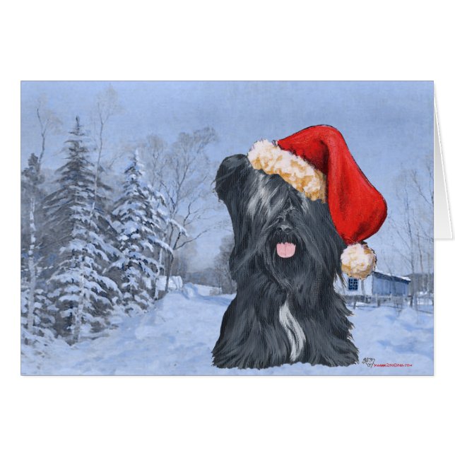 Skye Terrier Wintertime (Vorderseite (Horizontal))