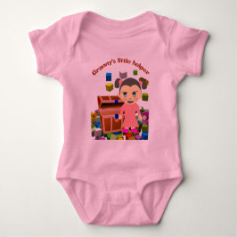 Skye's Unlimited "Granny's small helper girl" Baby Strampler