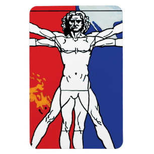 Skylab 2 Patch für die Mission des Vitruvian Magnet