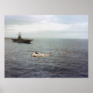 Skylab 2 Splashdown & Erholung Poster