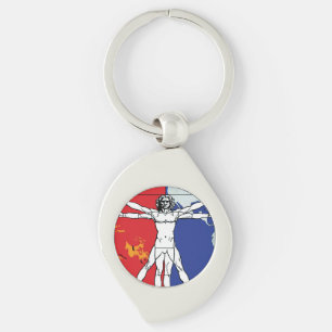 Skylab 2 Vitruvian Man Mission Patch Logo Schlüsselanhänger