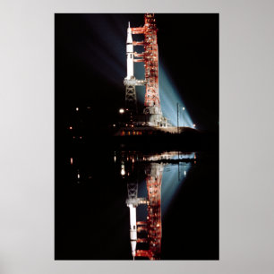 Skylab 3 auf der Launch Pad Poster