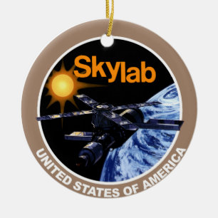 SKYLAB-Programm-Logo Keramik Ornament
