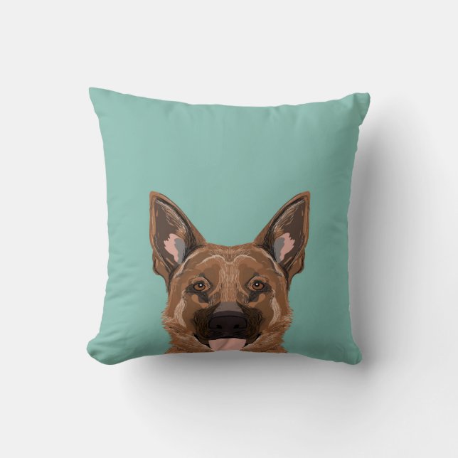 Skylar - Deutsche Hirtengeschenke für Hunde Kissen (Vorderseite)