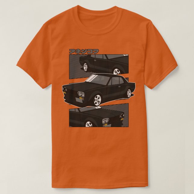 Skyline 2000 gtr hakosuka T-Shirt (Design vorne)