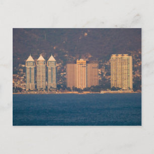 Skyline Acapulco 3 Postkarte