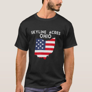 Skyline Acres Ohio USA Staat America Travel Ohioan T-Shirt