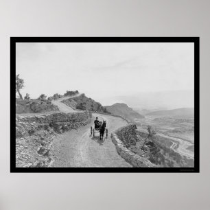 Skyline-Antriebs-Canon-Stadt, Co 1912 Poster