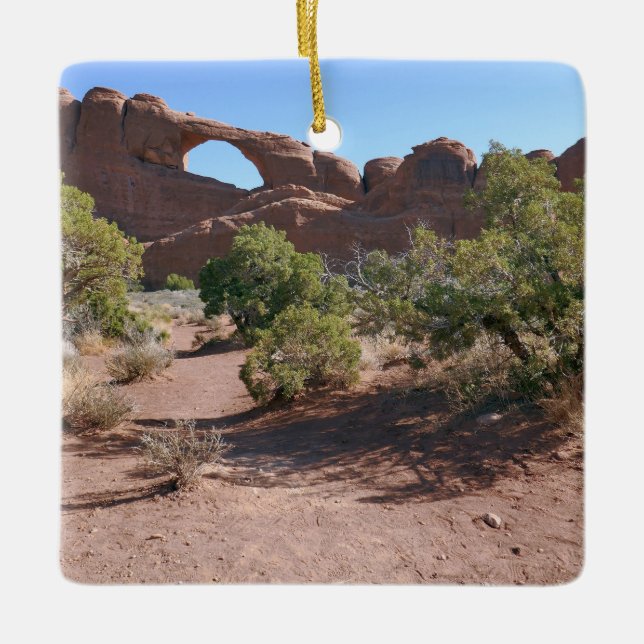 Skyline Arch im Nationalpark Arches Keramikornament (Vorderseite)