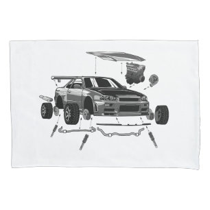 SKYLINE-ASSEMBLY R34 KISSENBEZUG