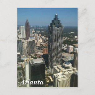 Skyline Atlanta Postkarte