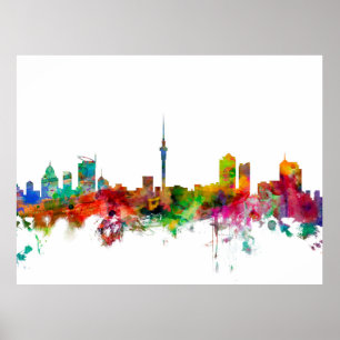Skyline Aucklands Neuseeland Poster