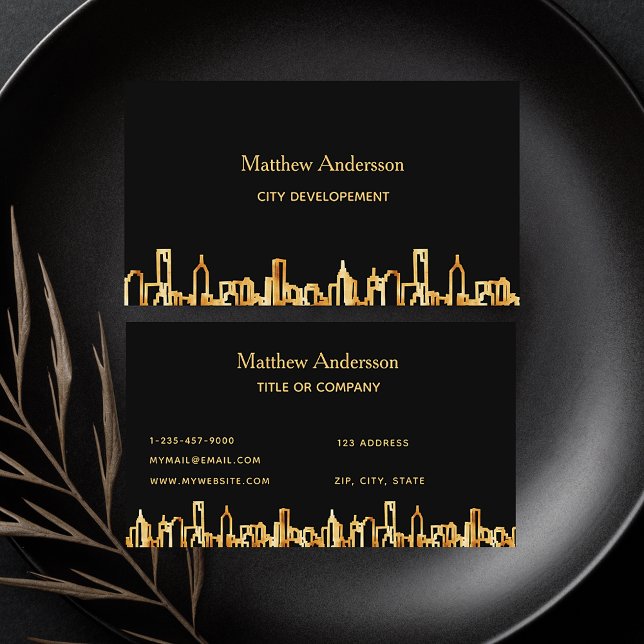 Skyline-Bau Visitenkarte (Von Creator hochgeladen)