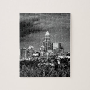 Skyline-Bau von Charlotte Nord-Carolina