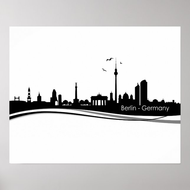 Skyline Berlin Poster (Vorne)