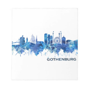 Skyline Blue Notizblock
