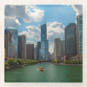 Skyline Chicago Glasuntersetzer