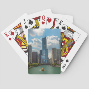 Skyline Chicago Spielkarten