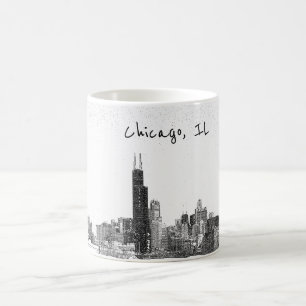 Skyline Chicagos, IL Kaffeetasse