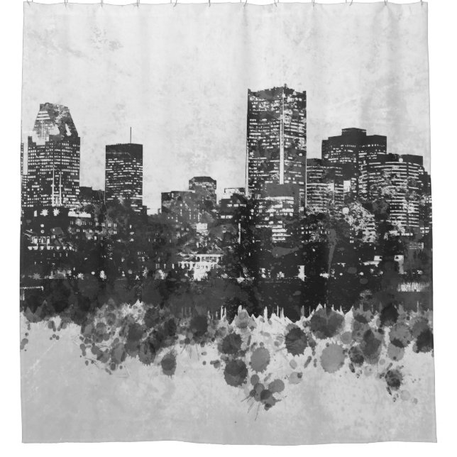 Skyline Cityscape Design 47 Montreal Duschvorhang (Vorderseite)