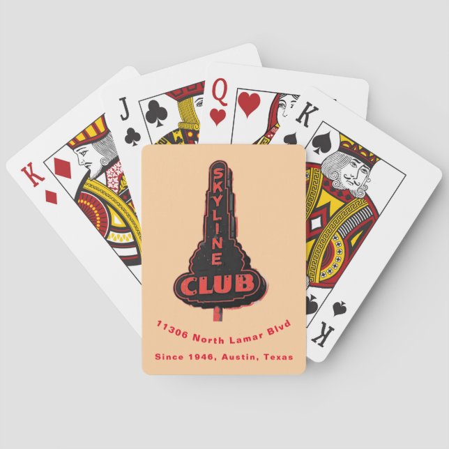 Skyline Club Spielkarten (Rückseite)