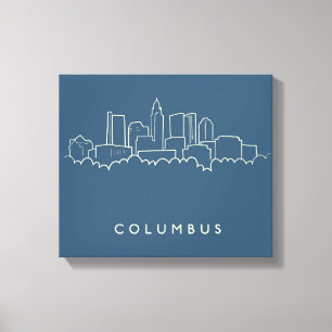 Skyline Columbus, Ohio Leinwanddruck