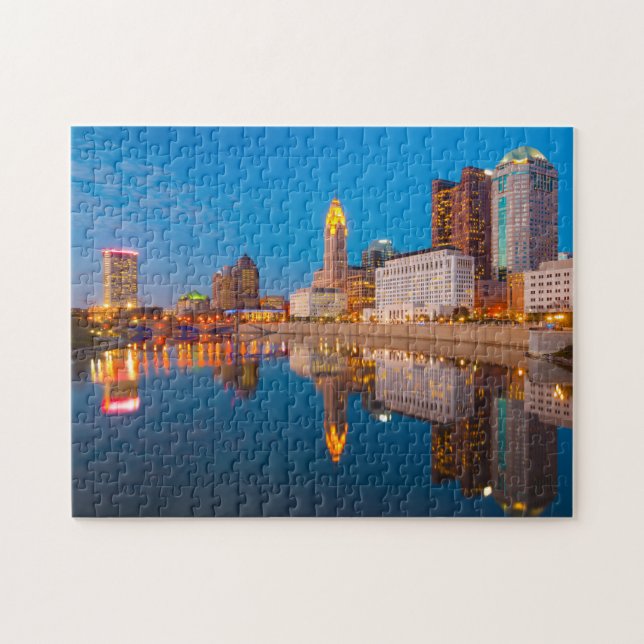 Skyline Columbus Skyline Kolumbus Urlaub Stadt Mi (Horizontal)