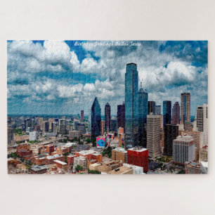 Skyline Dallas Texas. Jigsaw Puzzle