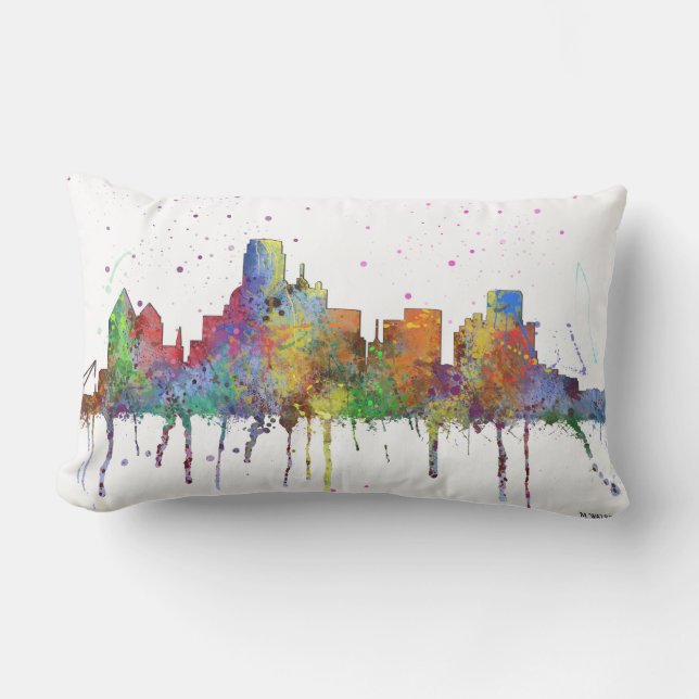 SKYLINE DALLAS, TEXAS LENDENKISSEN (Vorderseite)