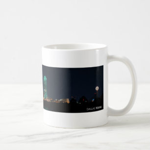 Skyline Dallas, Texas nachts Kaffeetasse