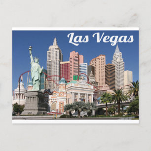 Skyline de Las Vegas, Nevada Casino Carte postale