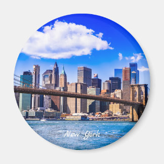 Skyline der Stadt New York Magnet