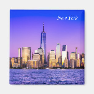 Skyline der Stadt New York Magnet