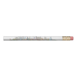 Skyline der Welt Bleistift
