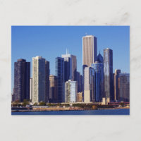 Skyline der Wolkenkratzer im Zentrum von Chicago