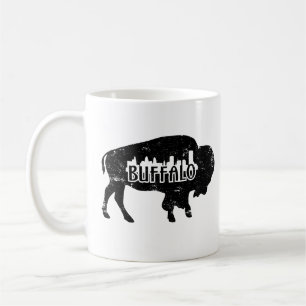 Skyline des Büffel-NY beunruhigt Kaffeetasse