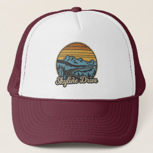 Skyline Drive Virginia Retro Truckerkappe