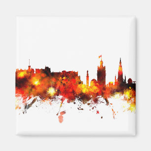 Skyline Edinburghs Schottland Magnet