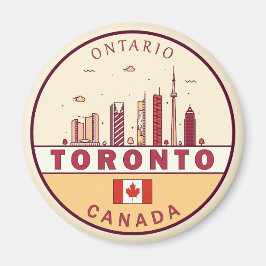 Skyline-Emblem in Toronto City Magnet