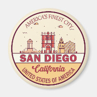 Skyline Emblem San Diego California