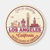 Skyline Emblem von Los Angeles California