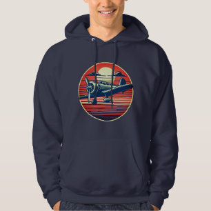 Skyline Explorer: Vintage Luftfahrt Hoodie