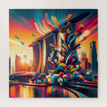 Skyline Fantasy: Marina Bay in Singapur