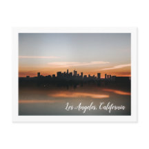 Skyline Fotografie von Los Angeles bei Sunset