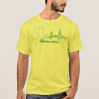 Skyline-Gelb T-Shirt