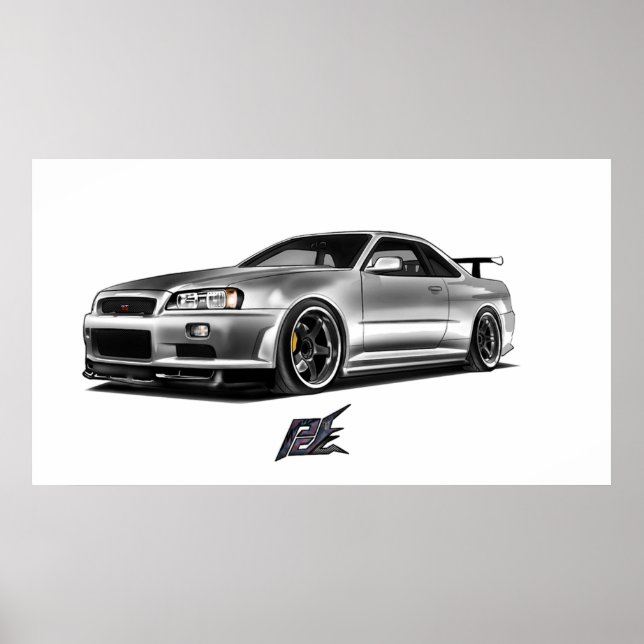 Skyline gtr r34 poster (Vorne)