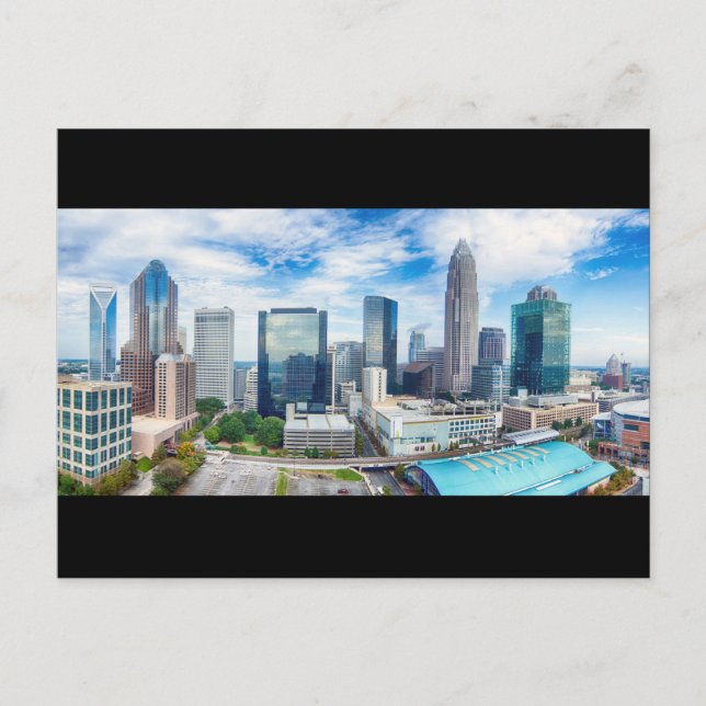 Skyline-Himmelspanorama Postkarte (Vorderseite)