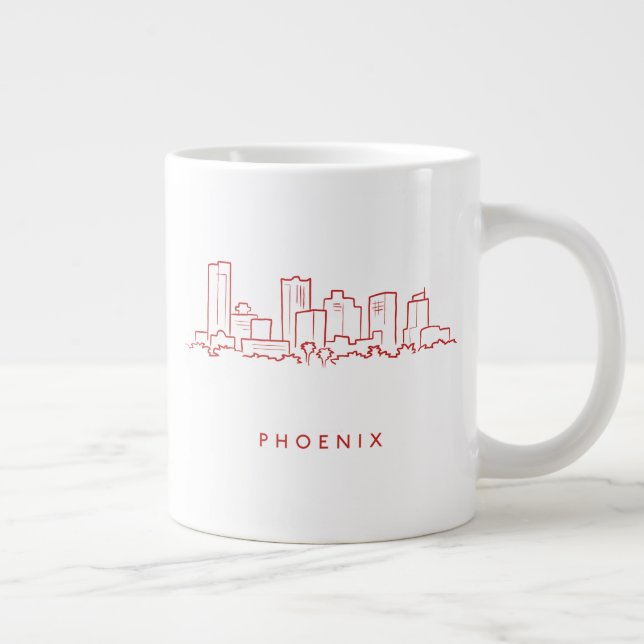 Skyline Jumbo-Tasse (Rechts)