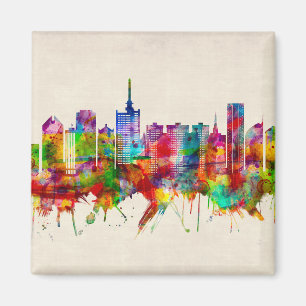 Skyline Lagos Nigeria Magnet